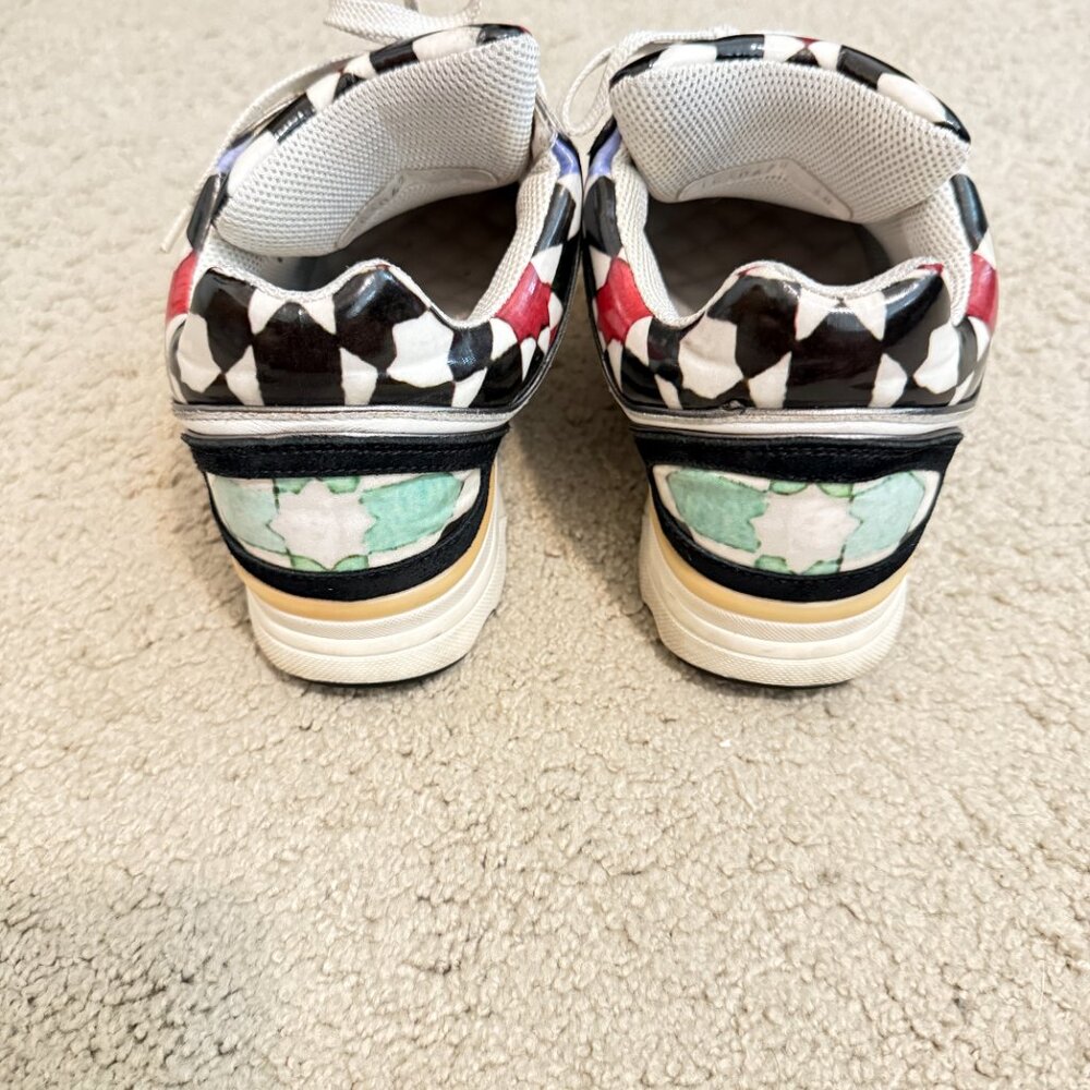 $1869 Authentic CHANEL Made in ITALY Women's Multi-Colors Low Trainers Sz.38 - Picture 3 of 12
